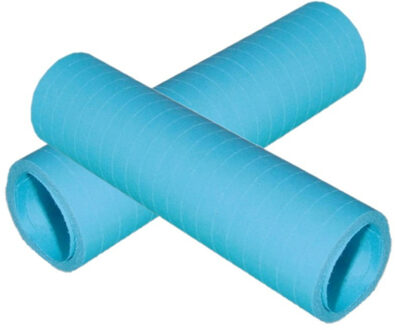 Serpentine rol - 8x - lichtblauw - 400 cm - 14 x 4 cm - papier - feestdecoratie