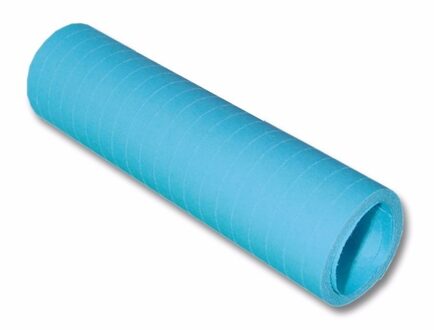 Serpentine rol - lichtblauw - 400 cm - 14 x 4 cm - papier - feestdecoratie