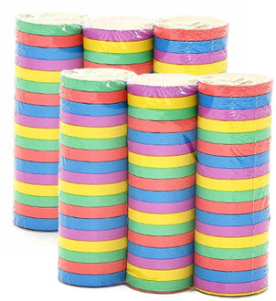 Serpentines - 6x rollen - gekleurd - papier - feestartikelen