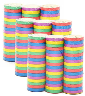 Serpentines - 9x rollen - gekleurd - papier - feestartikelen