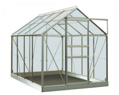 serre 'Intro Grow Ivy' gehard glas & aluminium grijs 5 m²