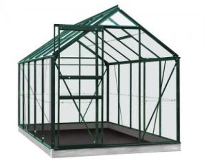 serre 'Intro Grow Lily' gehard glas & aluminium groen 6,2 m²