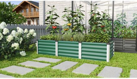 Serre Voor Broeikas/verhoogde Kweekbak Zincalume Maat S Zeewier/ Geanodiseerd Aluminium