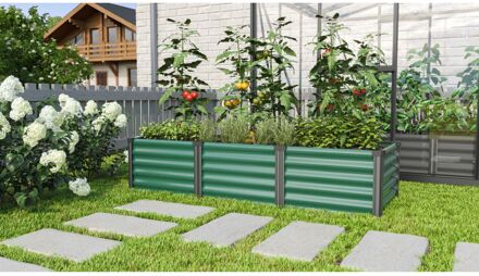 Serre Voor Broeikas/verhoogde Kweekbak Zincalume Maat S Zeewier/ Zwart