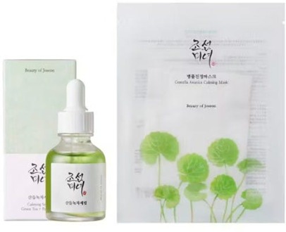 Serum Beauty of Joseon Calming Serum Green Tea + Panthenol & Centella Asiatica Calming Mask 30 ml + 1 st