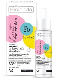 Serum Bielenda Beauty Molecules Protective Ultra-Light Serum In Drops SPF50 30 ml