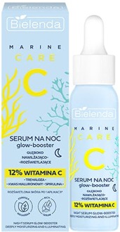 Serum Bielenda C Marine Care Serum-Glow-Booster Deeply Moisturizing And Brightening For Night 30 ml