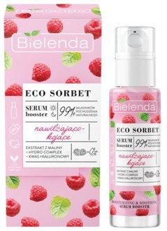 Serum Bielenda Eco Sorbet Raspberry Serum Booster Moisturizing And Soothing 30 ml