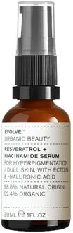 Serum Evolve Organic Beauty Resveratrol + Niacinamide Serum 30 ml