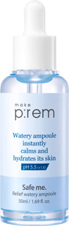 Serum Make P:rem Safe Me. Relief Watery Ampoule 50 ml