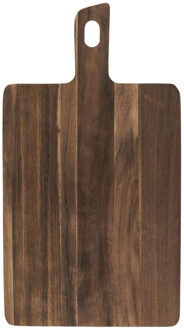 Serveerplank - acacia hout - 45x25 cm - rechthoek - borrelplank/kaasplank