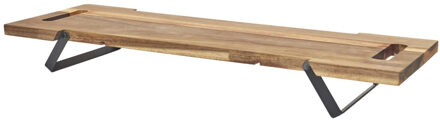 Serveerplank - acacia hout - 55 x 18 cm - tapasplank - borrelplank