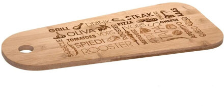 Serveerplank - bamboe - tapas - 45 x 19 cm - tapas