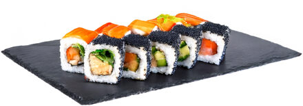 Serveerplank - leisteen - 30 x 20 cm - snack dienblad - stijlvol