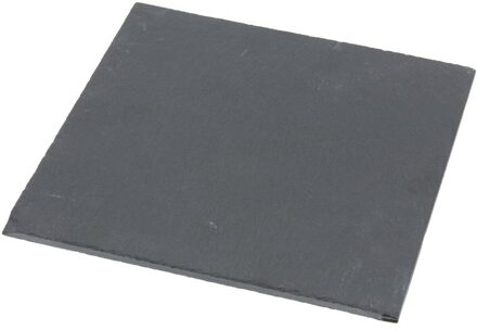 Serveerplank - Leisteen - 30 x 30 cm - snij plank - keuken Grijs