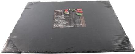 Serveerplank Leisteen 30 X 40 Cm Grijs