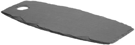 Serveerplankje voor hapjes/fingerfood? - 19 x 44 cm - Leisteen - borrelplank - tapasplank