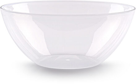 Serveerschaal - D23 x H10 cm - kunststof - mat - 2500 ml - saladeschaal