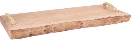 Serveerschaal hout 51 cm - Serveerplanken Bruin