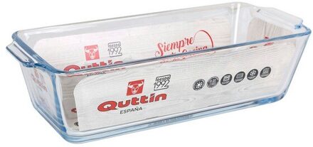 Serveerschaal Quttin Glas Rechthoekige (825 Cc)