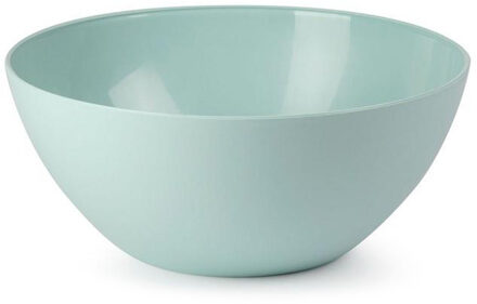Serveerschaal/saladeschaal - D26 x H12 cm - kunststof - mintgroen