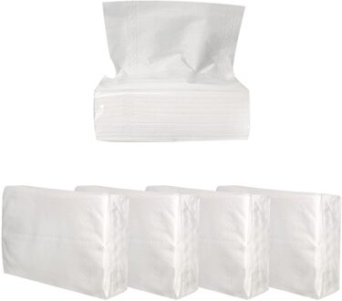 Servet Papier Wegwerp Servetten Voor Restaurant Hotel Papier Verdikte Houtpulp Papier Weefsels Toiletpapier 1/3/5/8/10 Packs 5stk