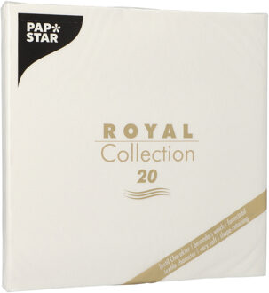 Servetten - 20x - wit - 40 x 40 cm - Feestservetten