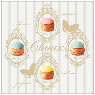 Servetten Cream Puffs 33x33cm