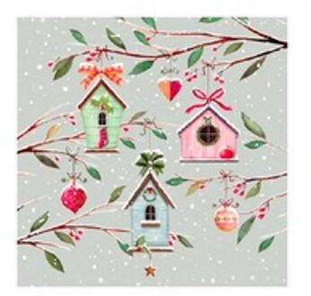 Servetten Lunch Laat Het Sneeuw