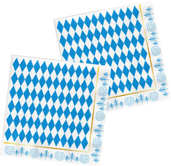 Servetten Oktober Bier Festival (20st) Blauw