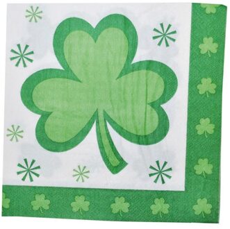 Servetten Shamrock Ierland (16st) Groen