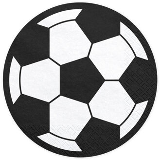 Servetten Voetbal (20st) Multikleur - Print