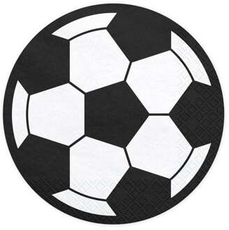Servetten Voetbal (20st) Multikleur - Print