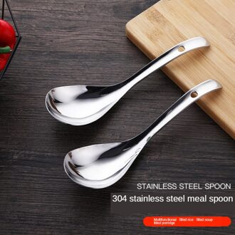 Servies Rijst Lepel Roestvrij Staal Restaurant Kantine Opscheplepel Voedsel Picks Keuken Gadgets Soep Shell Chinese Koken Tool