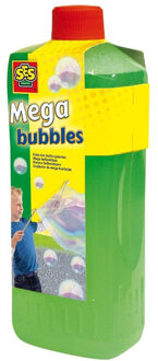 SES 2x SES Mega Bubble bellenblaas navulling 750 ml - Bellenblaasmix navulverpakking