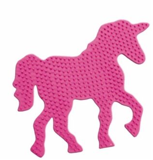 SES Beedz: Strijkkralen Fantasie Paard +bordjes Roze