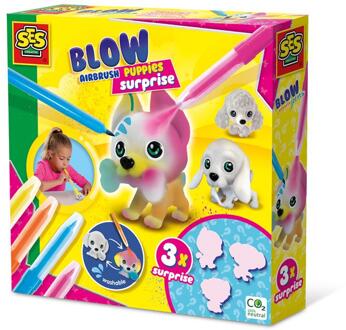 SES Blow Airbrush Pens - Puppy's Surprise 3x