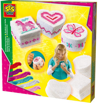 SES Borduren SES: opbergdoosjes Multikleur