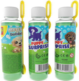 SES Creative bellenblaas Mega Bubbles puppysurprise junior 200 ml groen