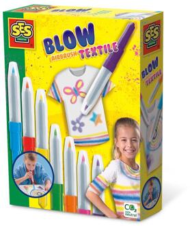 SES Creative Blow airbrush pens - Textiel