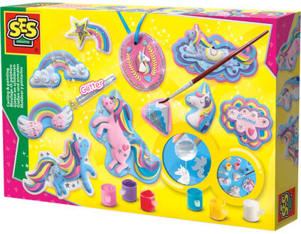 SES Creative Gieten en schilderen - Eenhoorns Multikleur