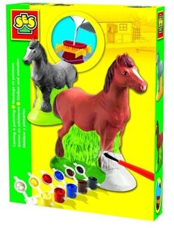 SES Creative gips gieten en schilderen paard Multikleur