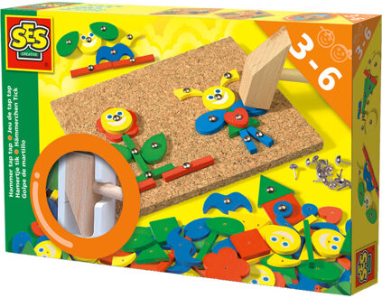 SES Creative Hamertje Tik fantasie Multikleur