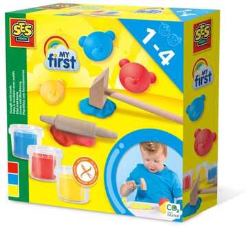 SES Creative My first - Klei met tools 3x90gr Multikleur
