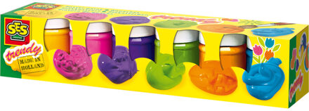 SES Creative plakkaatverf - geel/groen Multikleur