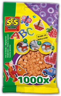 SES Creative Strijkkralen - 1000 Kralen - Zalmroze