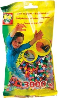 SES Creative strijkkralenmix standaard - 3000 kralen Multikleur