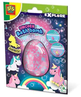 SES Creative Unicorn bad bruisbal surprise Multikleur