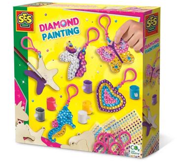 SES Diamond painting - Houten sleutelhangers