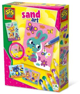 SES Gekleurde zandkunst - Bosdieren